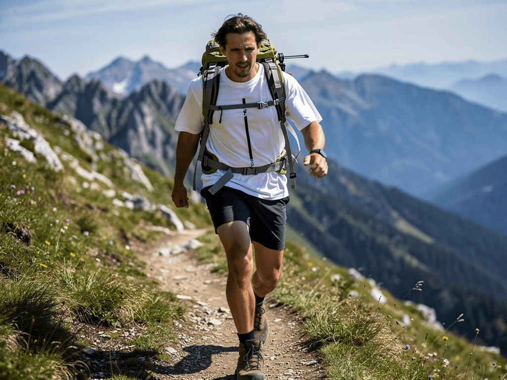 Fitality running shorts mountain